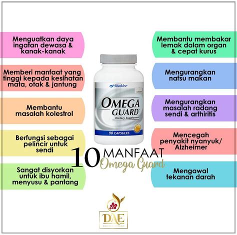 omega 3 shaklee manfaat.